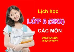 ✅❤️ KHAI GIẢNG LỚP 5 (2K9) NĂM HỌC 2019-2020 - LỊCH CỐ ĐỊNH CẢ NĂM